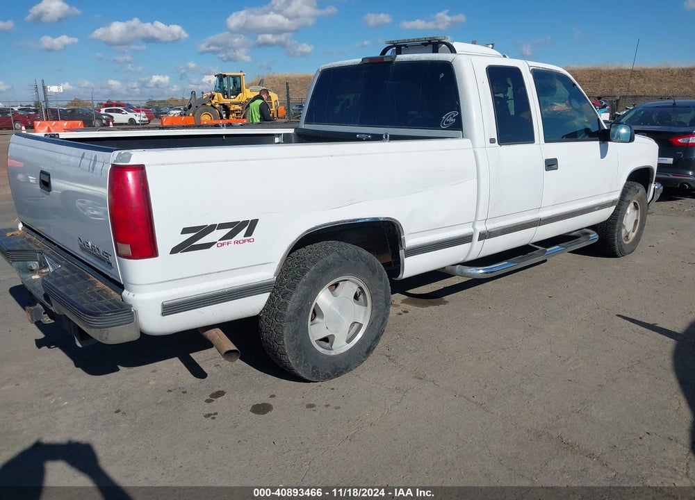 1998 CHEVROLET K1500 FLEETSIDE VIN: 2GCEK19R6W1175177