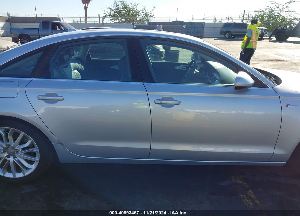2012 AUDI A6 3.0 PREMIUM VIN: WAUGGAFC0CN128406