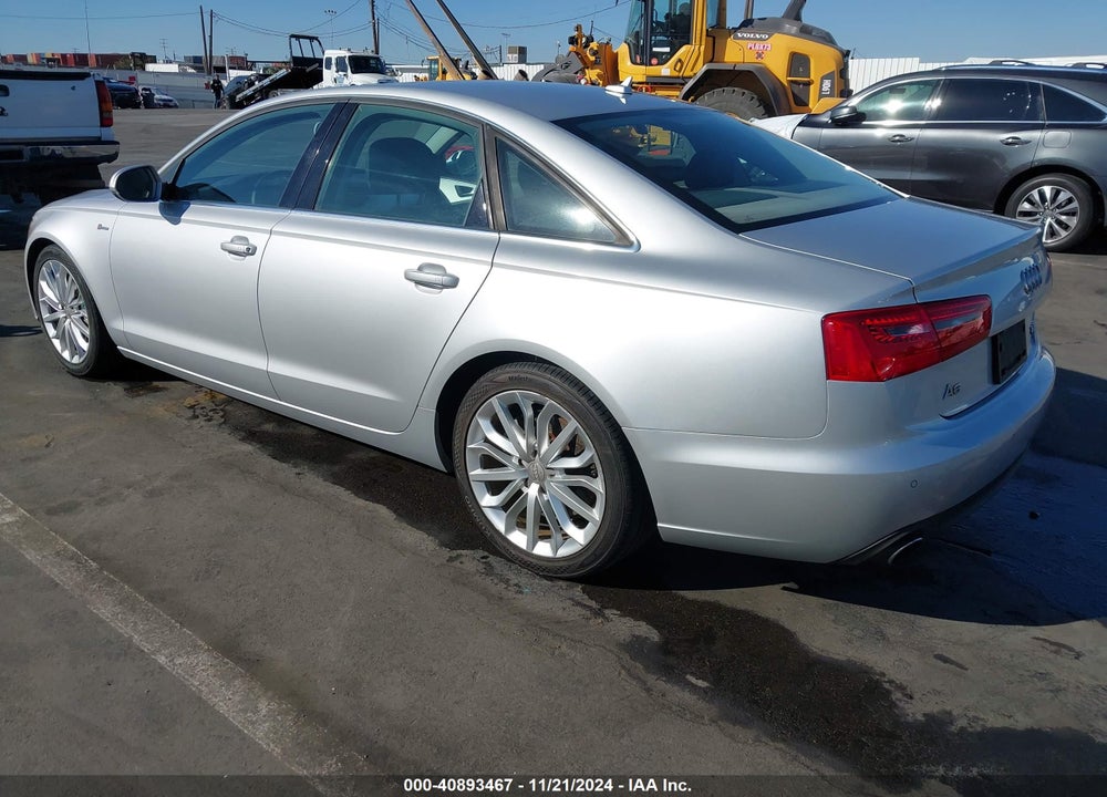 2012 AUDI A6 3.0 PREMIUM VIN: WAUGGAFC0CN128406