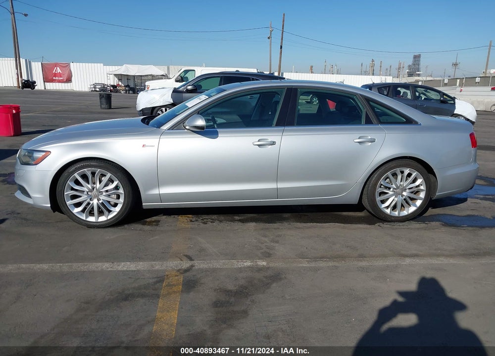 2012 AUDI A6 3.0 PREMIUM VIN: WAUGGAFC0CN128406