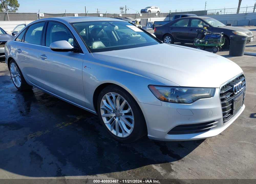 2012 AUDI A6 3.0 PREMIUM VIN: WAUGGAFC0CN128406