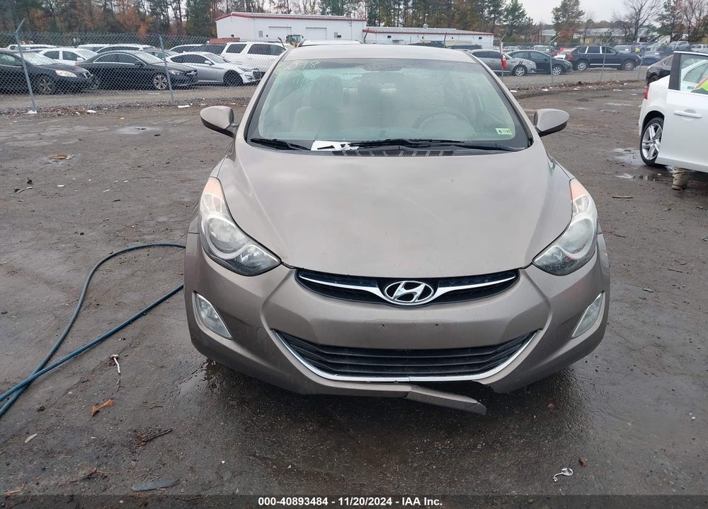2013 HYUNDAI ELANTRA GLS VIN: 5NPDH4AEXDH411426