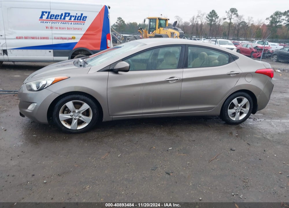 2013 HYUNDAI ELANTRA GLS VIN: 5NPDH4AEXDH411426