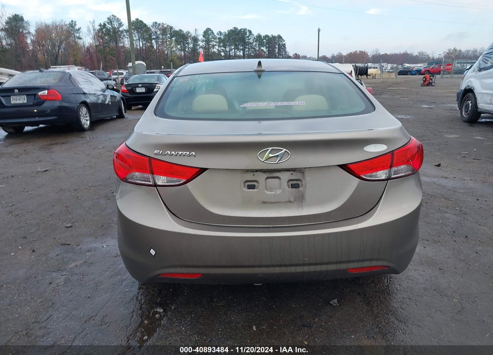2013 HYUNDAI ELANTRA GLS VIN: 5NPDH4AEXDH411426