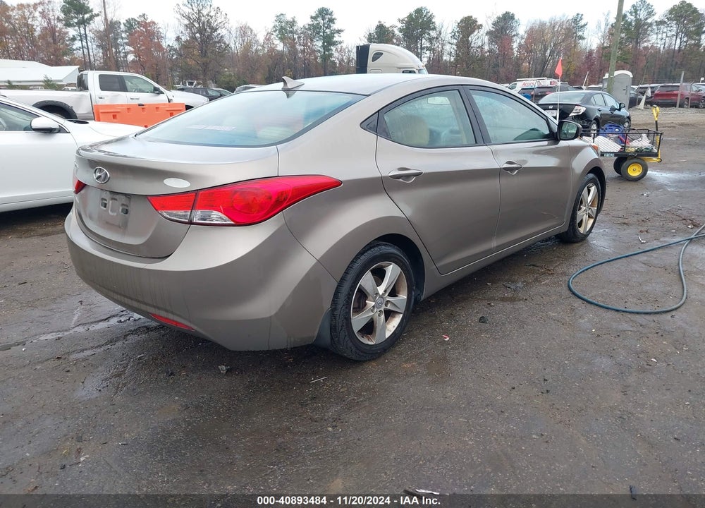 2013 HYUNDAI ELANTRA GLS VIN: 5NPDH4AEXDH411426