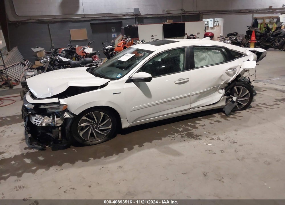 2019 HONDA INSIGHT TOURING VIN: 19XZE4F96KE018695