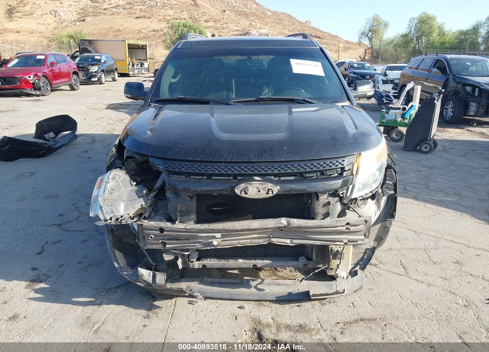 2011 FORD EXPLORER LIMITED VIN: 1FMHK7F8XBGA95191