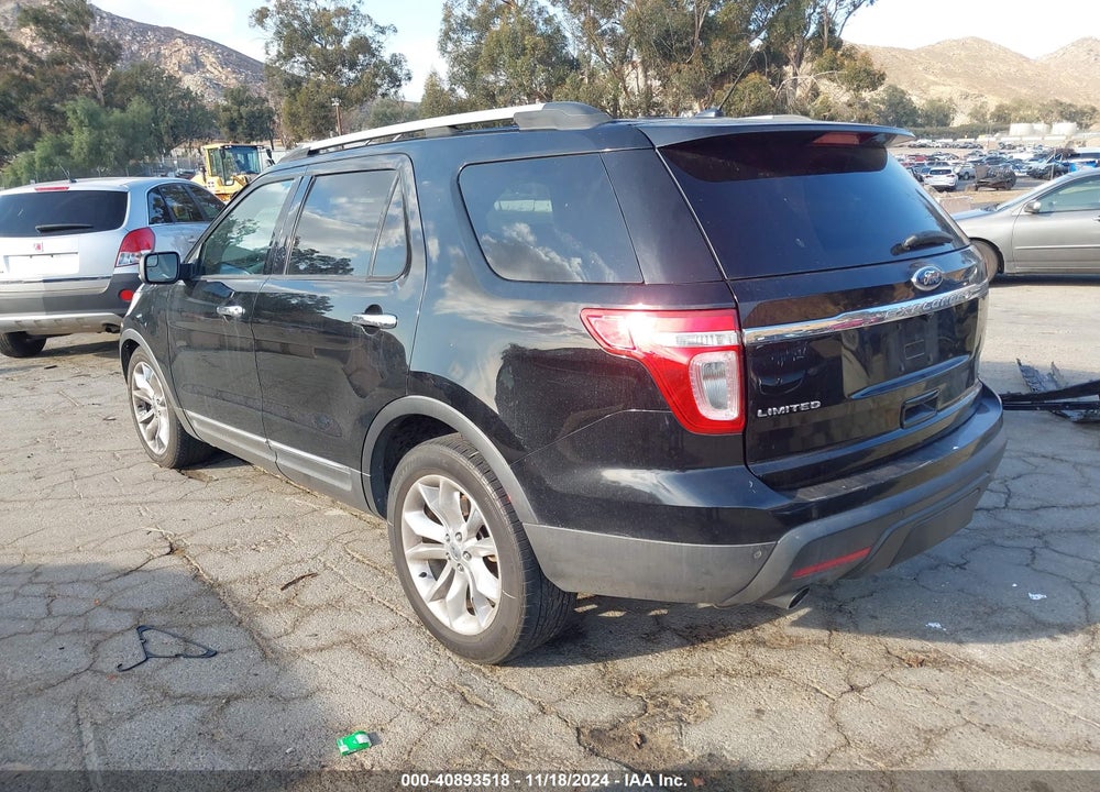 2011 FORD EXPLORER LIMITED VIN: 1FMHK7F8XBGA95191