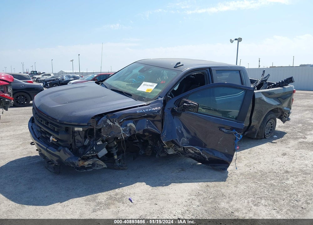 2022 CHEVROLET SILVERADO 1500 2WD SHORT BED CUSTOM VIN: 3GCPABEK7NG634684