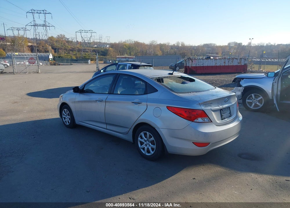 2012 HYUNDAI ACCENT GLS VIN: KMHCT4AE3CU250699