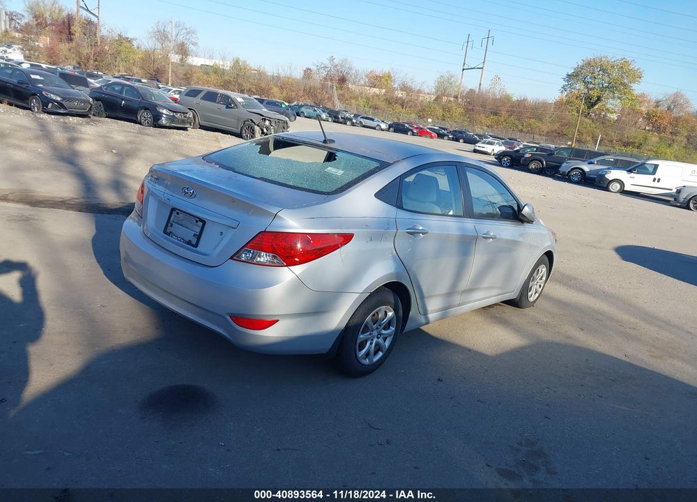 2012 HYUNDAI ACCENT GLS VIN: KMHCT4AE3CU250699