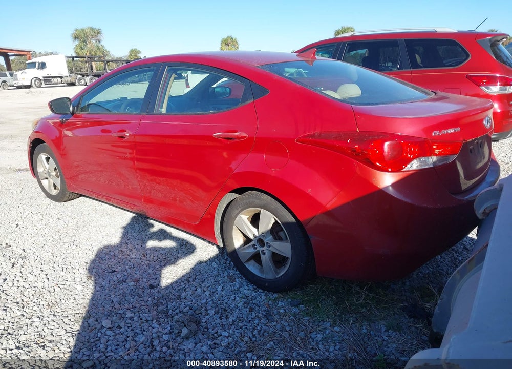 2013 HYUNDAI ELANTRA GLS VIN: KMHDH4AE9DU939525