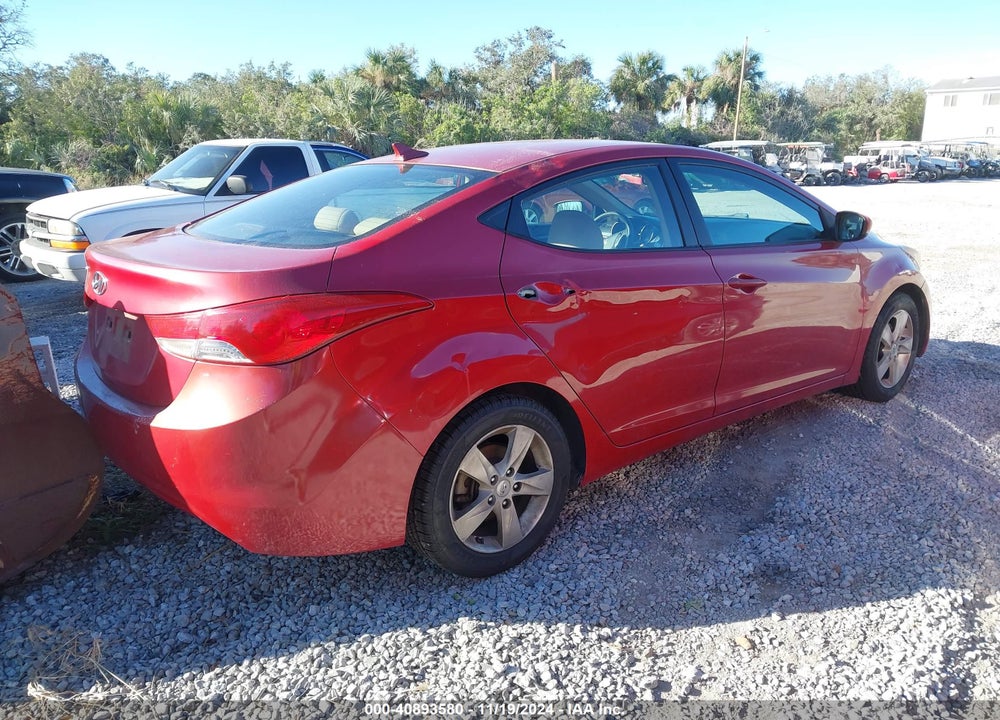 2013 HYUNDAI ELANTRA GLS VIN: KMHDH4AE9DU939525
