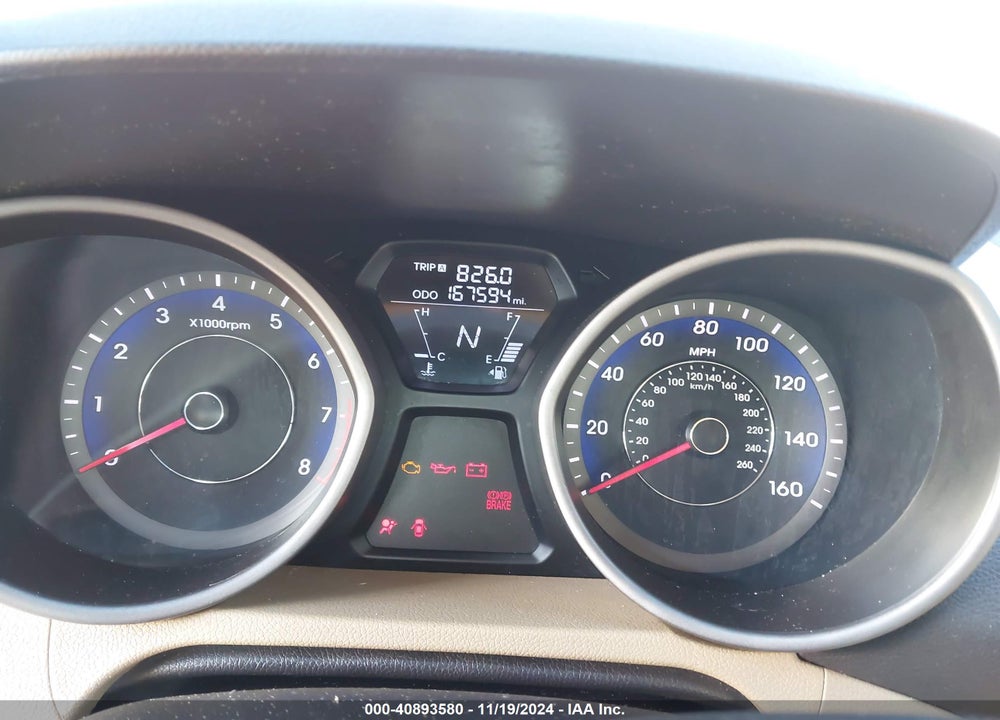 2013 HYUNDAI ELANTRA GLS VIN: KMHDH4AE9DU939525
