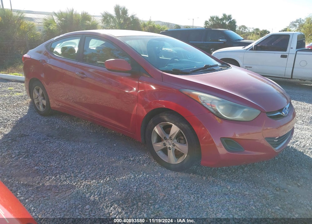 2013 HYUNDAI ELANTRA GLS VIN: KMHDH4AE9DU939525