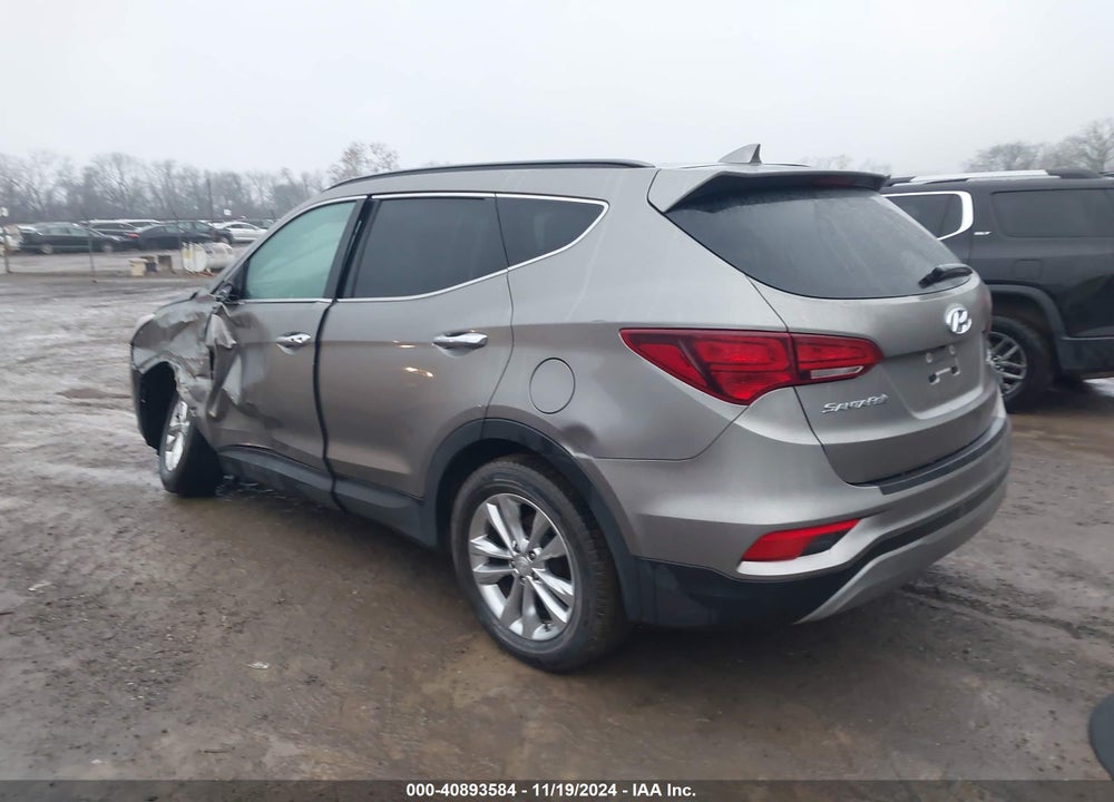 2017 HYUNDAI SANTA FE SPORT 2.0T VIN: 5NMZU4LA1HH046665