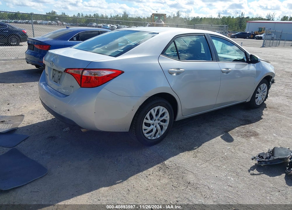 2017 TOYOTA COROLLA LE VIN: 5YFBURHE6HP705713