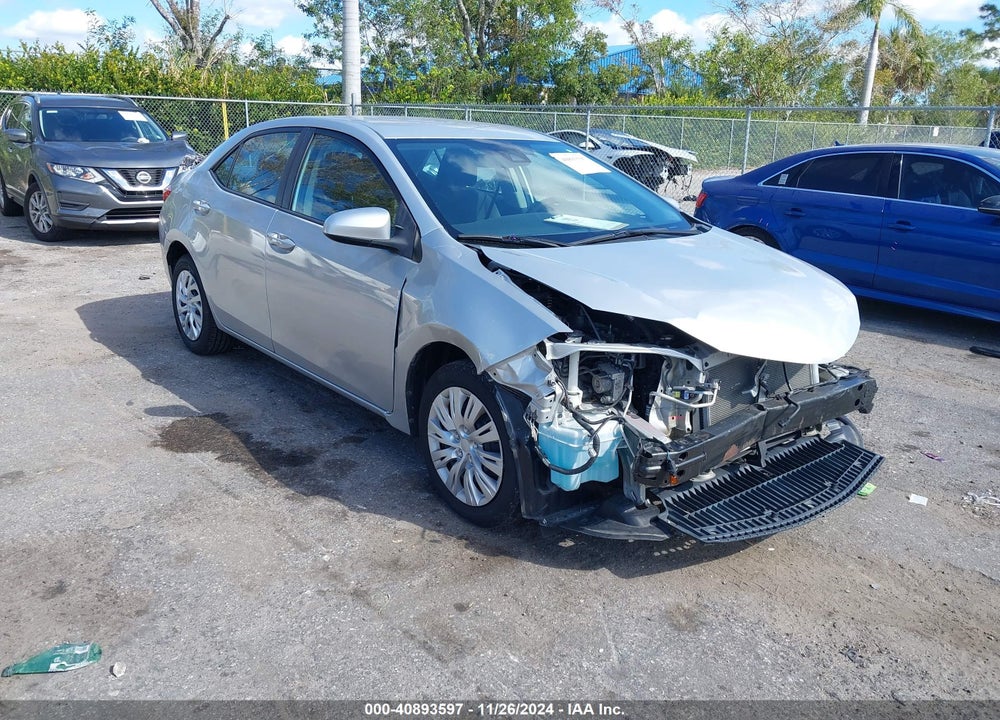 2017 TOYOTA COROLLA LE VIN: 5YFBURHE6HP705713