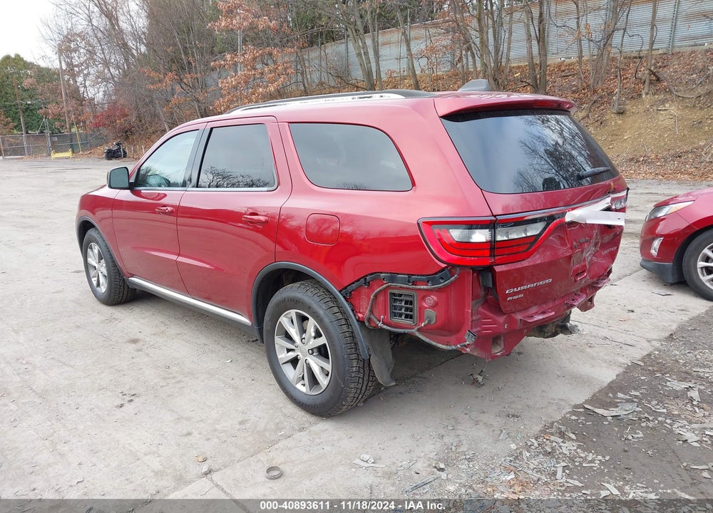 2015 DODGE DURANGO LIMITED VIN: 1C4RDJDG5FC917208