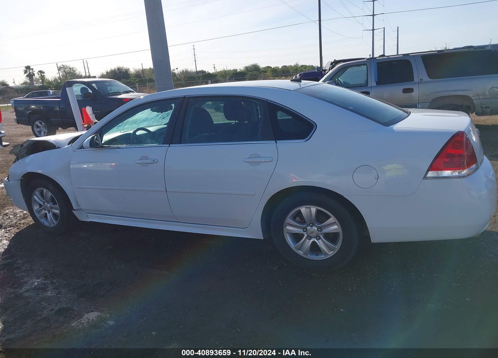 2013 CHEVROLET IMPALA LS VIN: 2G1WF5E35D1248630