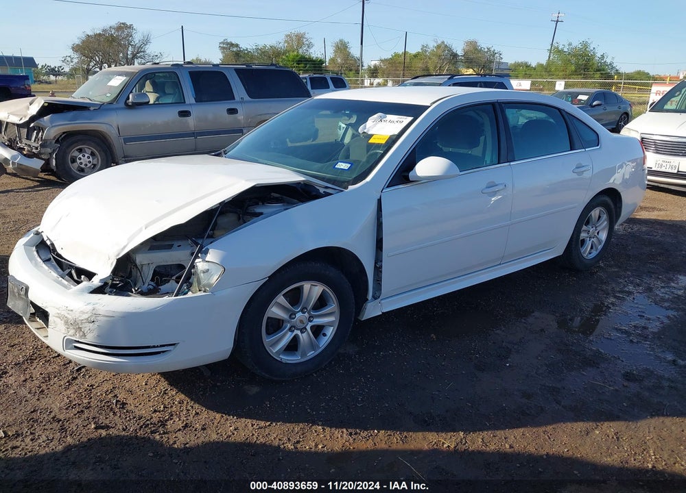 2013 CHEVROLET IMPALA LS VIN: 2G1WF5E35D1248630