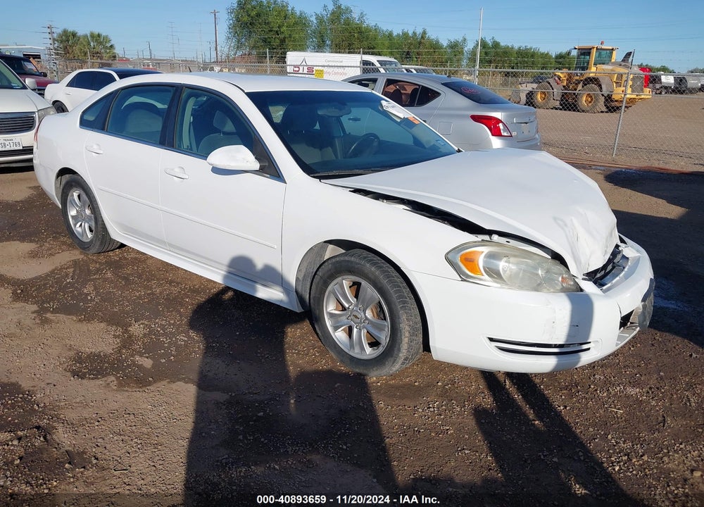 2013 CHEVROLET IMPALA LS VIN: 2G1WF5E35D1248630
