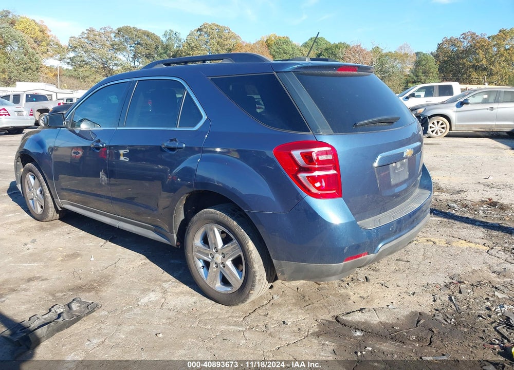 2016 CHEVROLET EQUINOX LT VIN: 2GNALCEK3G6149731
