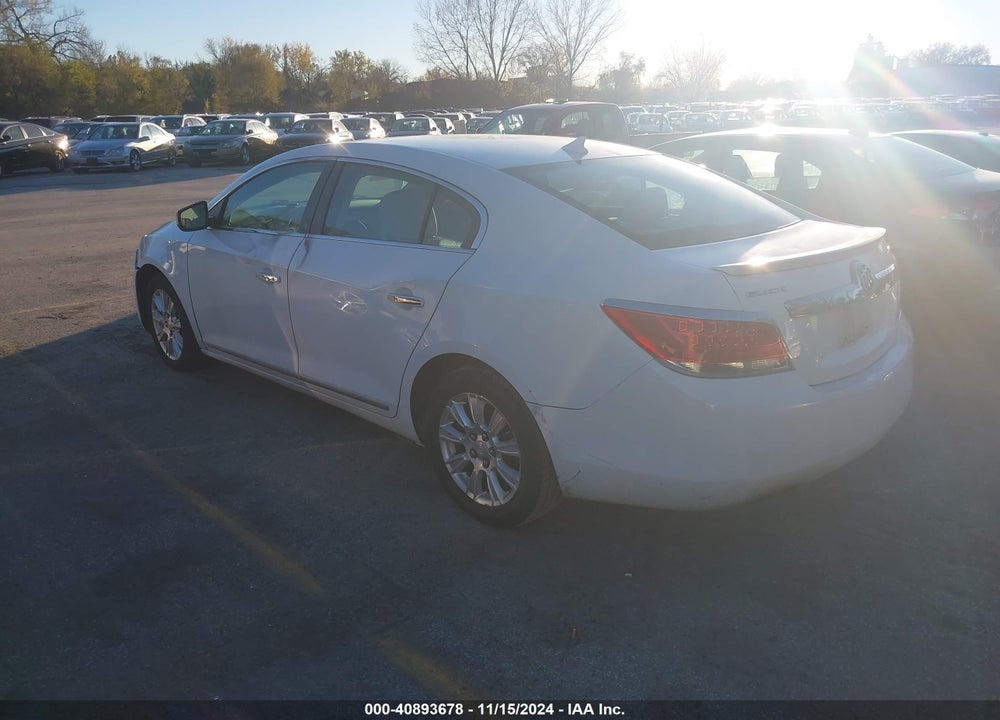 2012 BUICK LACROSSE VIN: 1G4GA5ER4CF196392