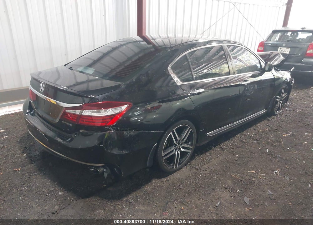 2016 HONDA ACCORD SPORT VIN: 1HGCR2F52GA034402