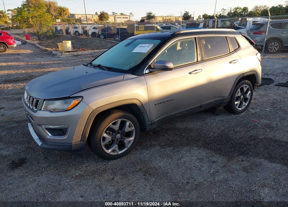 2018 JEEP COMPASS LIMITED FWD VIN: 3C4NJCCB8JT376029