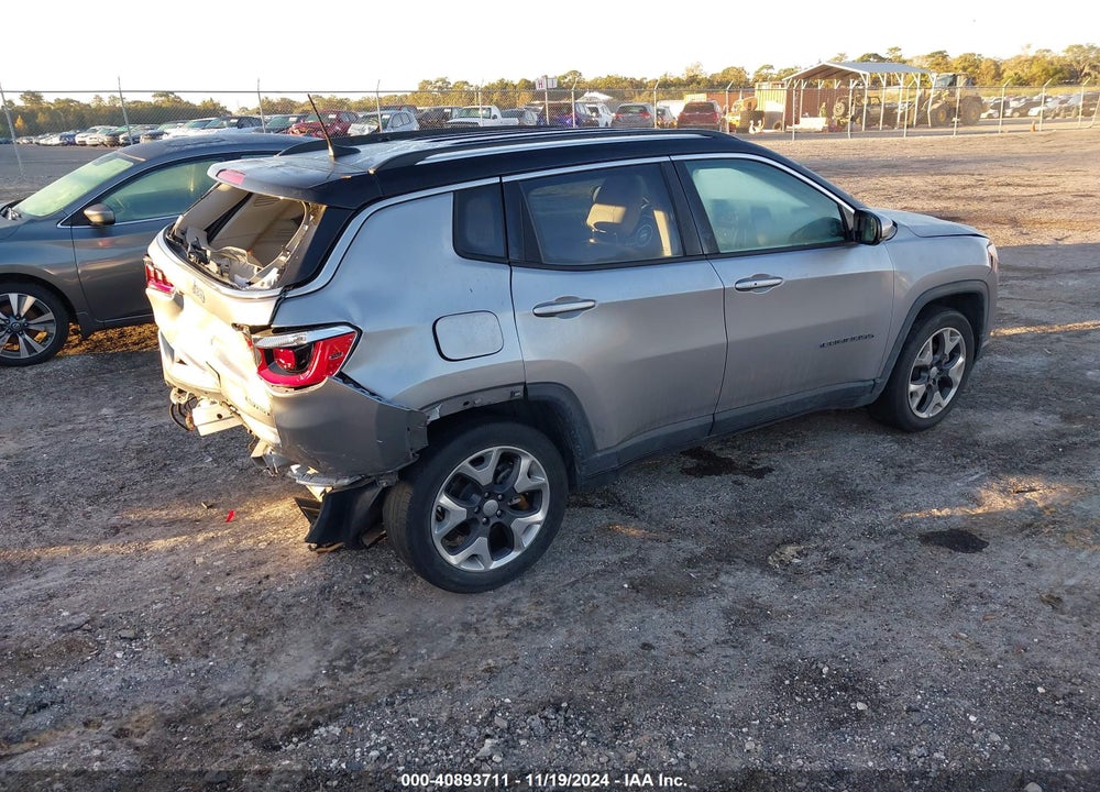 2018 JEEP COMPASS LIMITED FWD VIN: 3C4NJCCB8JT376029