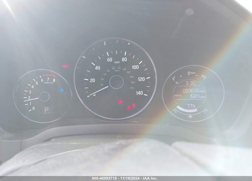 2017 HONDA HR-V EX VIN: 3CZRU5H50HM703562