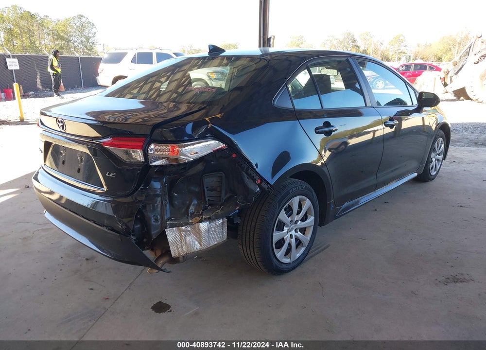 2022 TOYOTA COROLLA LE VIN: 5YFEPMAE4NP305095