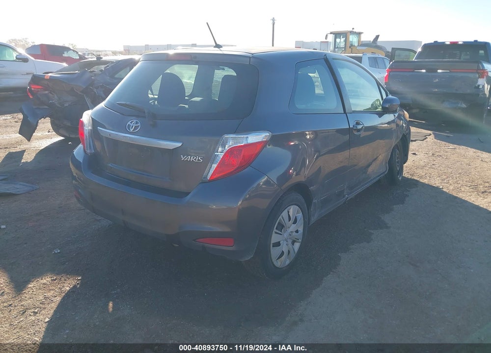 2013 TOYOTA YARIS L VIN: JTDJTUD37DD544484