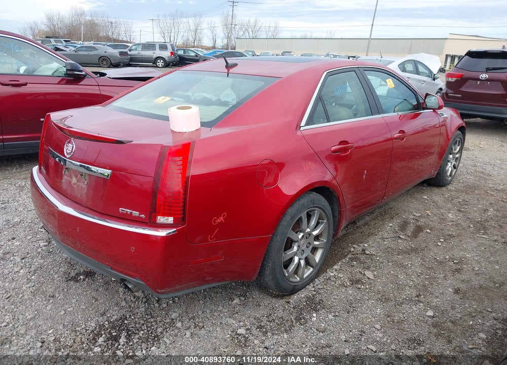 2008 CADILLAC CTS STANDARD VIN: 1G6DT57V080201838