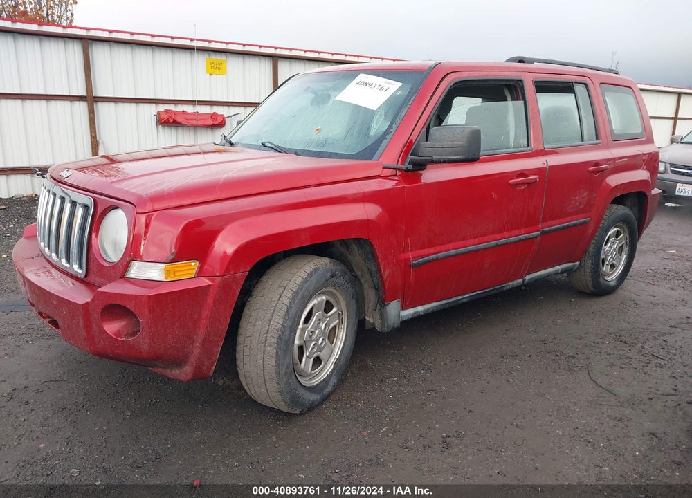 2010 JEEP PATRIOT SPORT VIN: 1J4NF2GB8AD577807