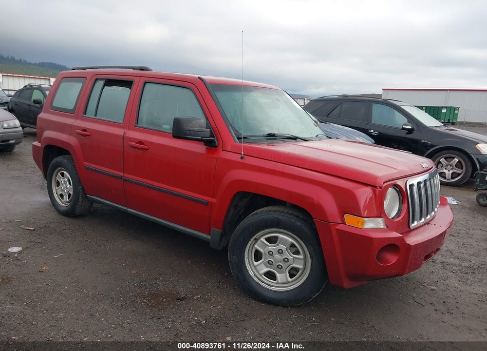 2010 JEEP PATRIOT SPORT VIN: 1J4NF2GB8AD577807