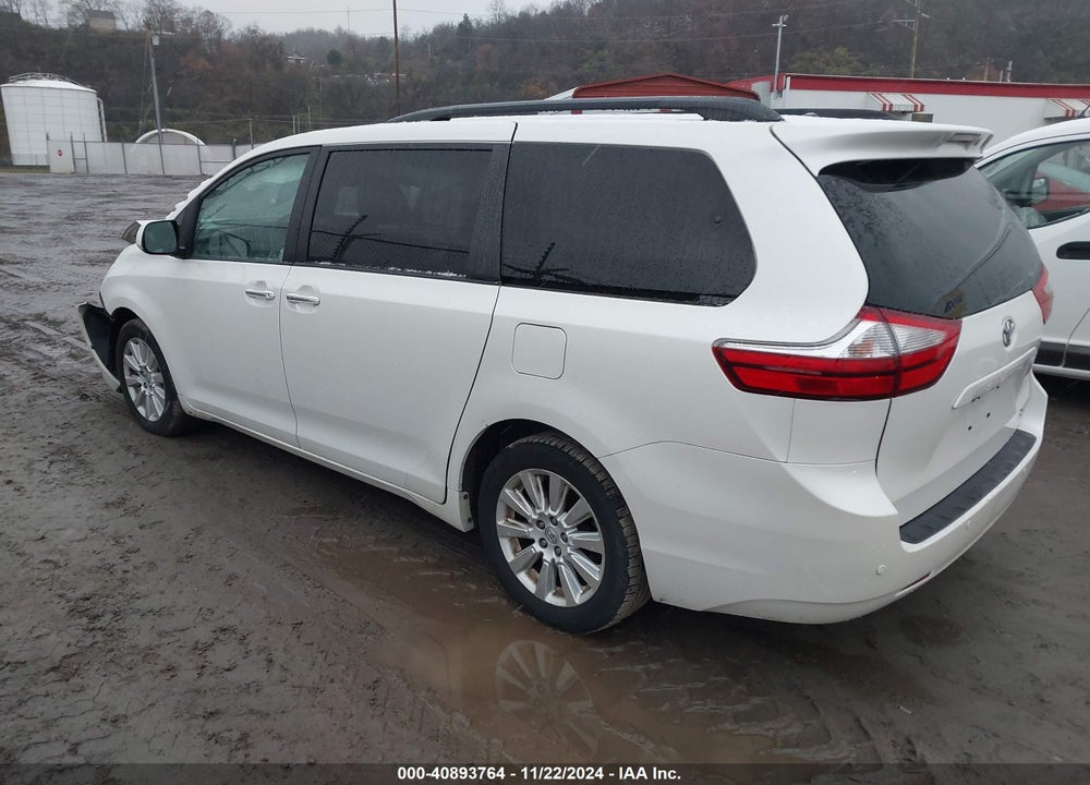 2015 TOYOTA SIENNA XLE LIMITED VIN: 5TDDK3DCXFS113137