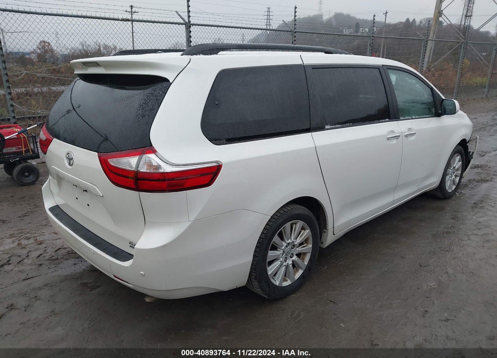 2015 TOYOTA SIENNA XLE LIMITED VIN: 5TDDK3DCXFS113137