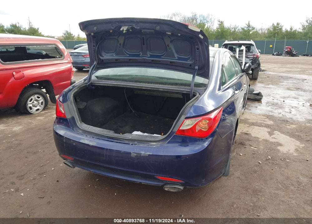 2011 HYUNDAI SONATA SE VIN: 5NPEC4AC6BH160662