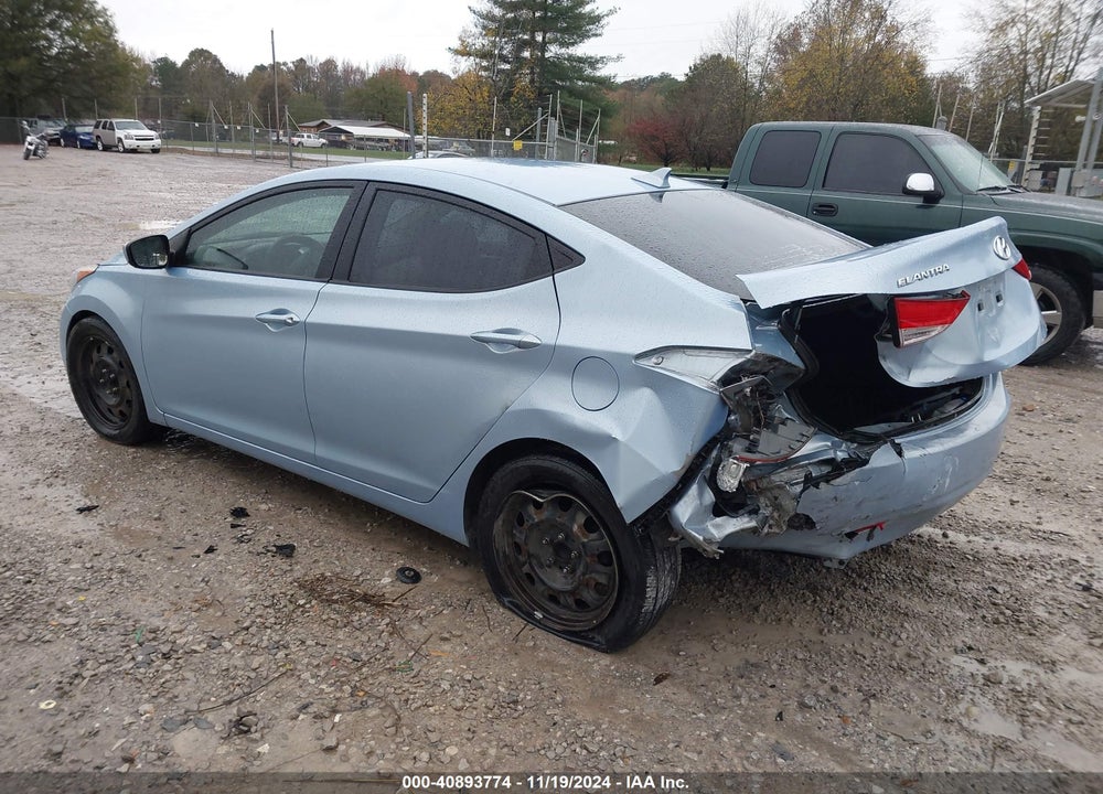 2013 HYUNDAI ELANTRA GLS VIN: KMHDH4AE9DU680714