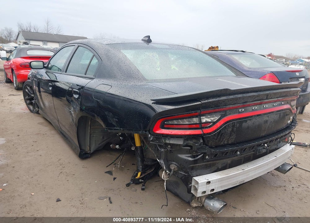 2022 DODGE CHARGER SCAT PACK VIN: 2C3CDXGJ1NH122107