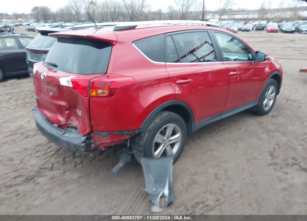 2015 TOYOTA RAV4 XLE VIN: 2T3RFREV5FW348945