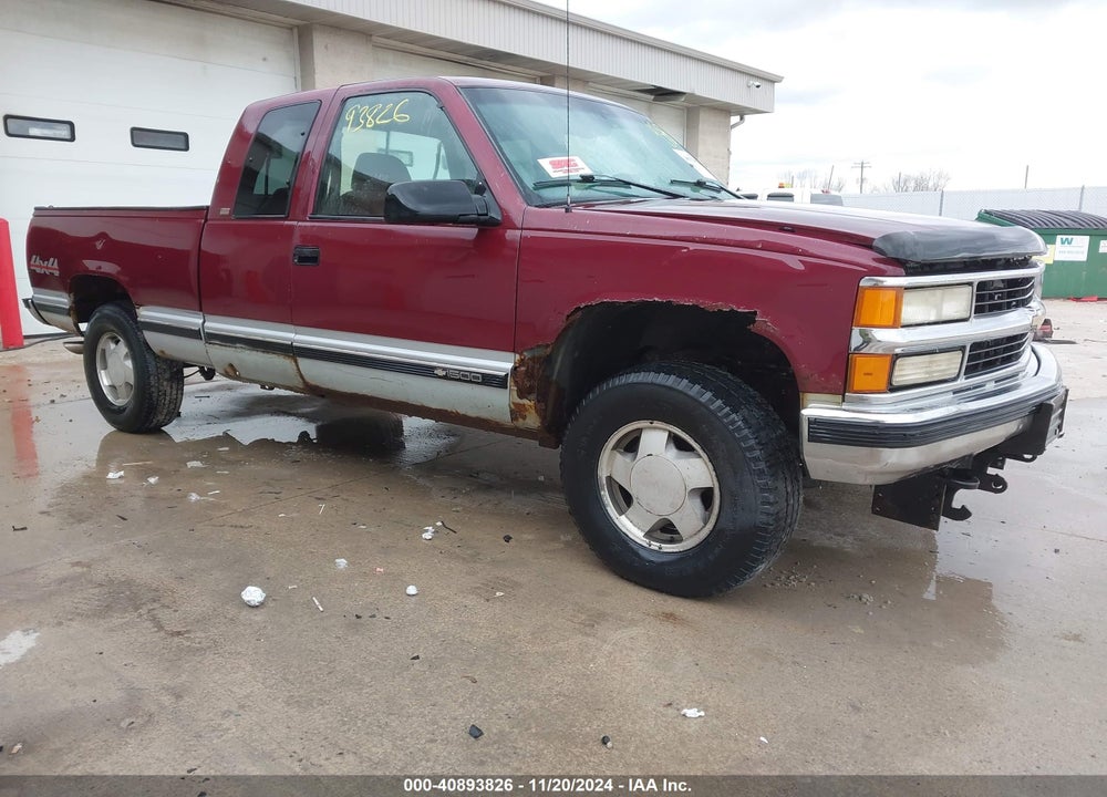 1996 CHEVROLET GMT-400 K1500 VIN: 2GCEK19R1T1142695