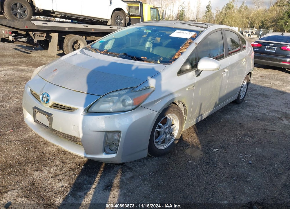 2011 TOYOTA PRIUS THREE VIN: JTDKN3DU6B1386011