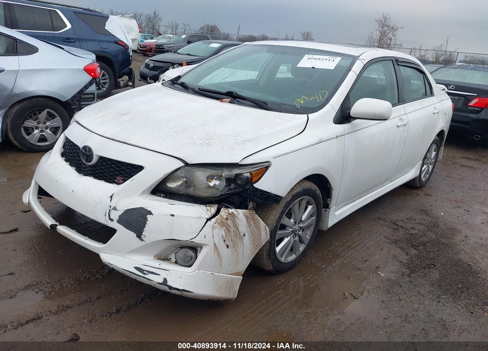 2010 TOYOTA COROLLA S VIN: 2T1BU4EE2AC271299