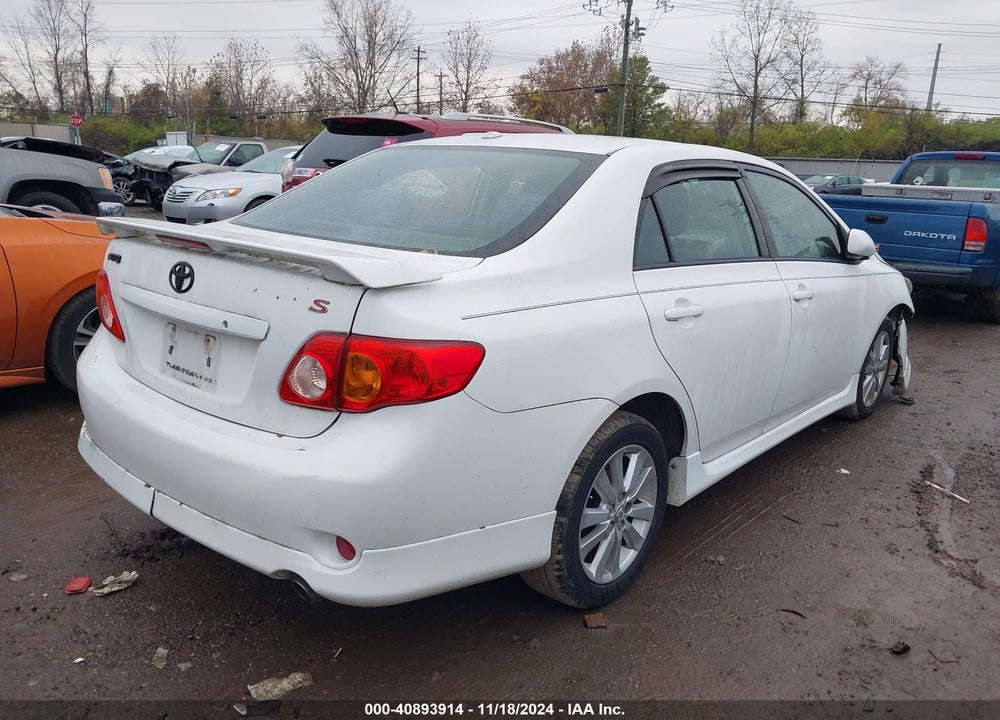2010 TOYOTA COROLLA S VIN: 2T1BU4EE2AC271299