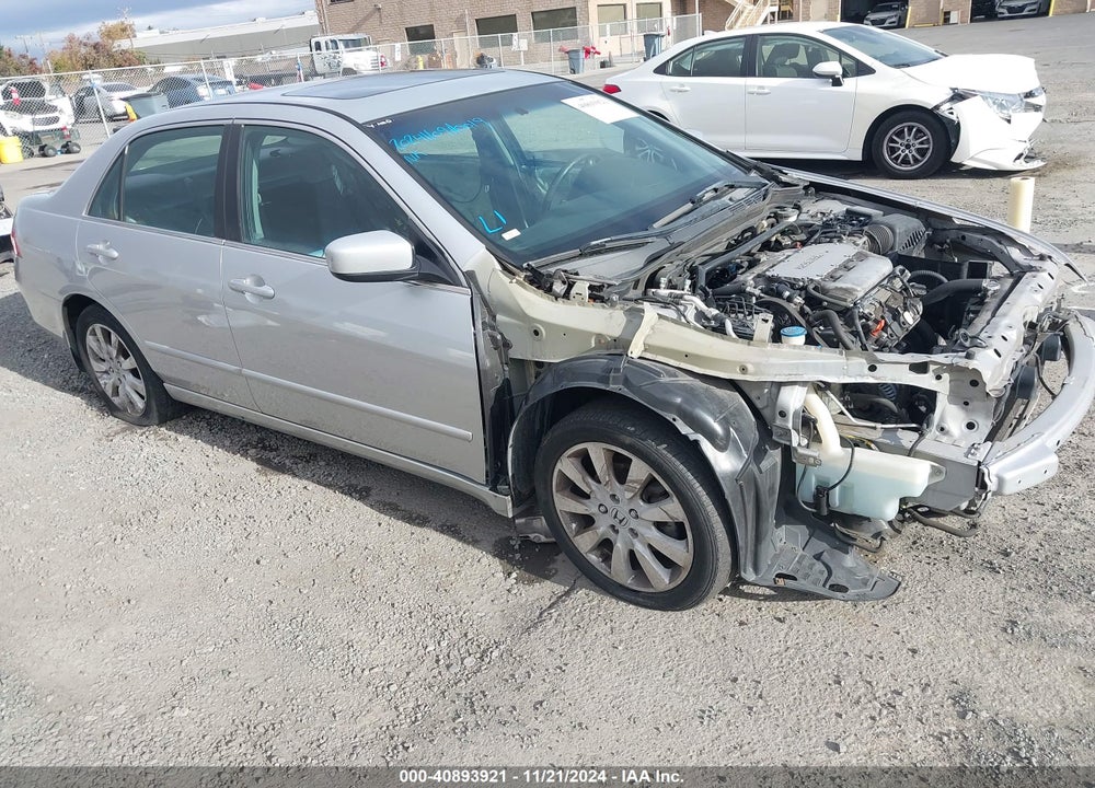 2007 HONDA ACCORD 3.0 EX VIN: 1HGCM65537A083261