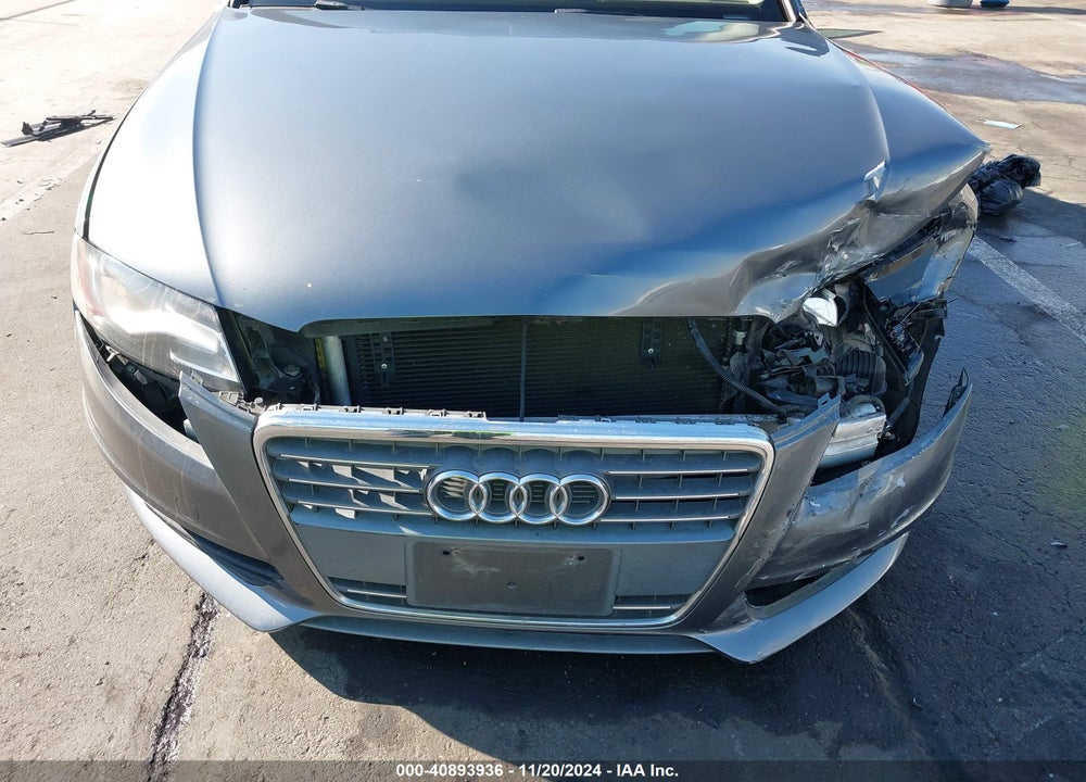 2012 AUDI A4 2.0T PREMIUM VIN: WAUEFAFL3CA013431