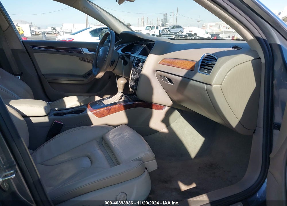 2012 AUDI A4 2.0T PREMIUM VIN: WAUEFAFL3CA013431